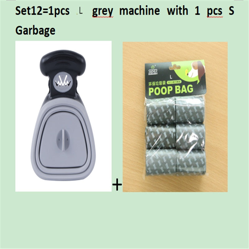 Foldable Dog Pooper Scooper with Eco-Friendly Waste Bags – Portable, Hygienic & Travel Ready