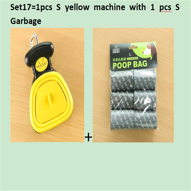 Foldable Dog Pooper Scooper with Eco-Friendly Waste Bags – Portable, Hygienic & Travel Ready
