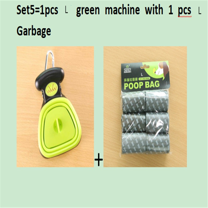 Foldable Dog Pooper Scooper with Eco-Friendly Waste Bags – Portable, Hygienic & Travel Ready