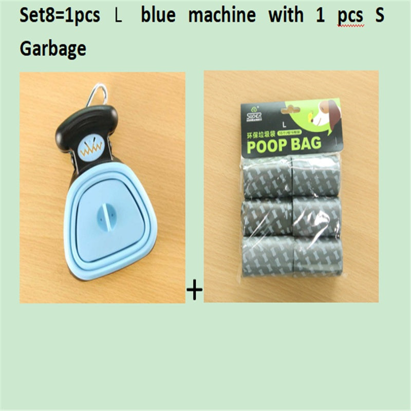 Foldable Dog Pooper Scooper with Eco-Friendly Waste Bags – Portable, Hygienic & Travel Ready