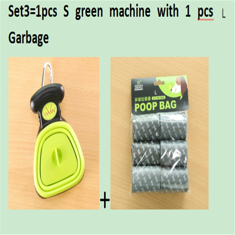 Foldable Dog Pooper Scooper with Eco-Friendly Waste Bags – Portable, Hygienic & Travel Ready