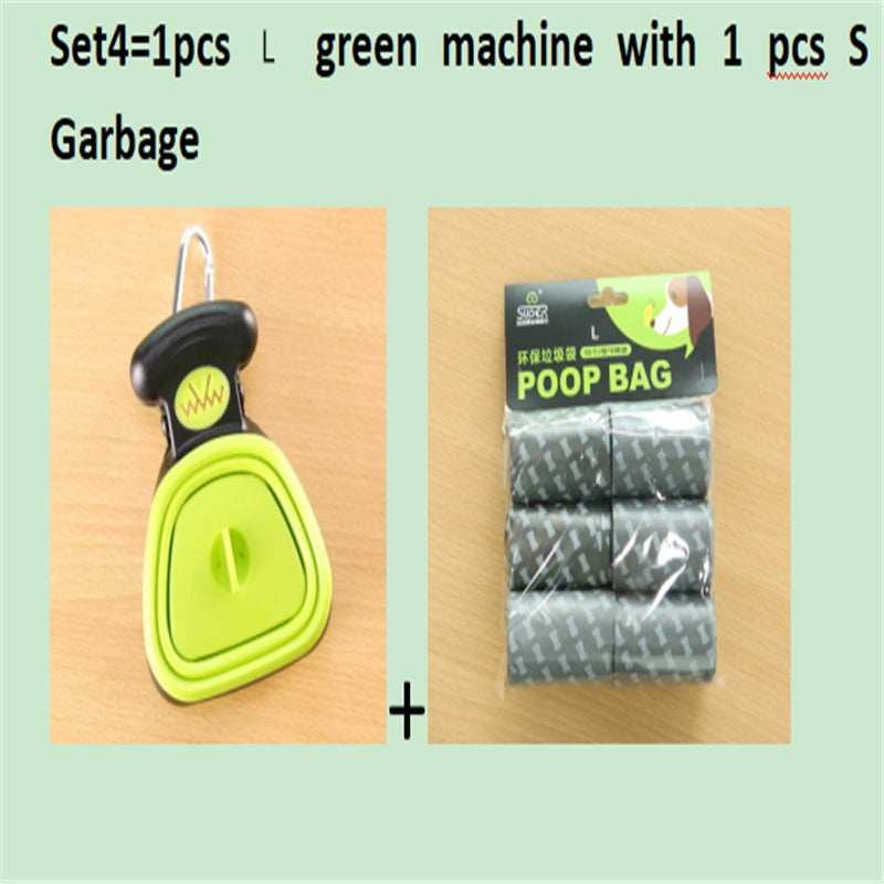 Foldable Dog Pooper Scooper with Eco-Friendly Waste Bags – Portable, Hygienic & Travel Ready