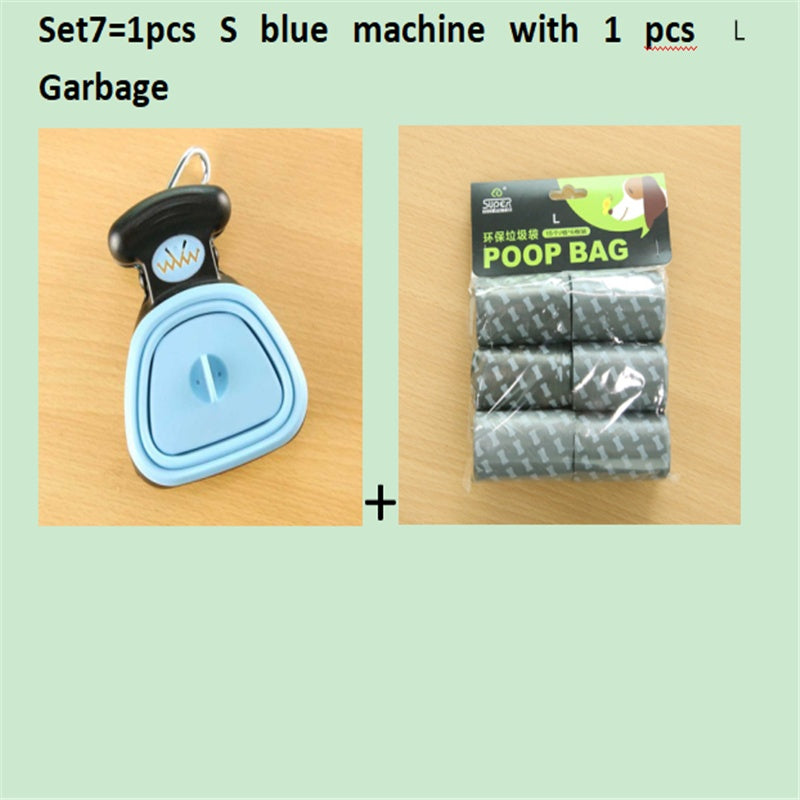 Foldable Dog Pooper Scooper with Eco-Friendly Waste Bags – Portable, Hygienic & Travel Ready