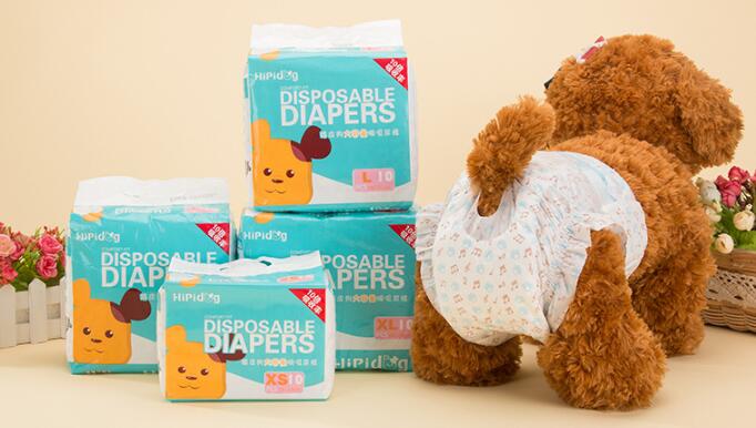 Disposable Dog Diapers – Pack of 10, Male & Female, Ultra-Thin, Leak‑Resistant