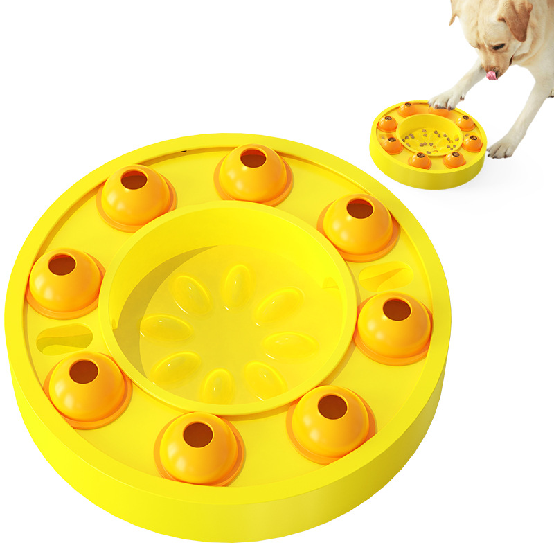 Dog Puzzle Toys Slow Feeder Interactive Dog Toys Treat Dispenser For IQ Training Treat Dispenser For Large Dogs Dog Treat Puzzle