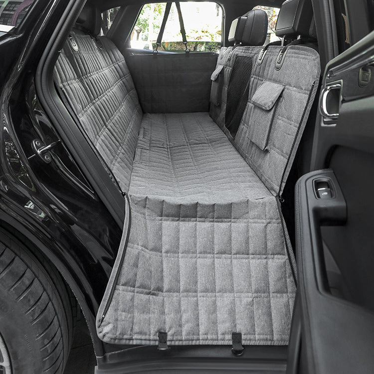 Universal Waterproof Dog Car Seat Cover – Rear Protector Mat, Vehicle‑Mounted