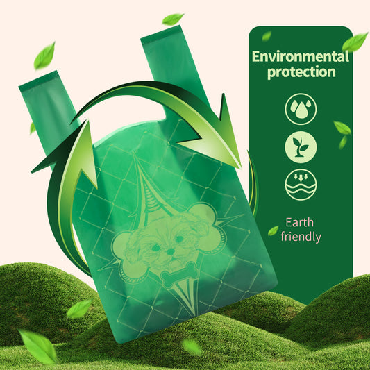 EPI Biodegradable Dog Waste Bags with Handles – Easy‑Tie, Leak‑Resistant